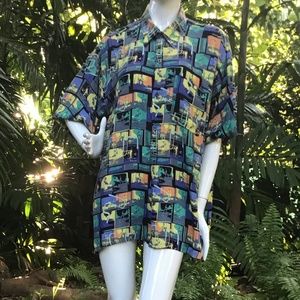 Vintage woven cotton Shirt Bonte